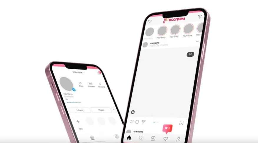 Rossgram su smartphone