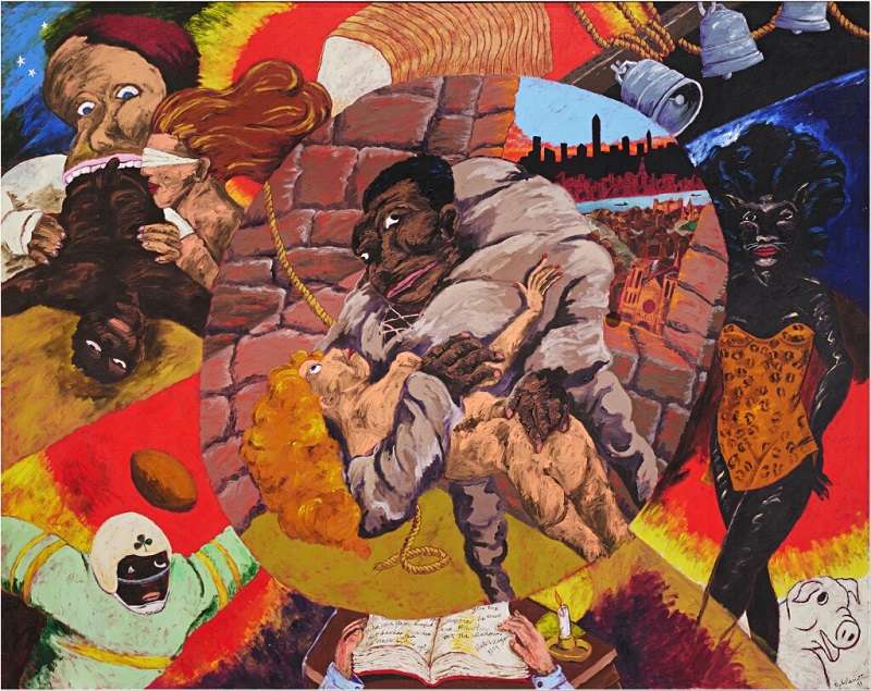 Hunchback of Notre Dame (Hommage to Victor Hugo) di Robert Colescott