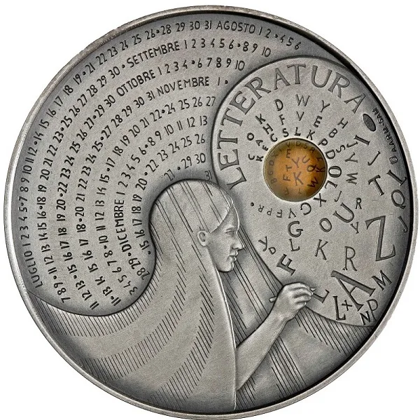 Il rovescio della medaglia calendario 2025 dell'IPZS