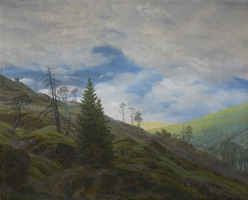 Sonnenblick im Riesengebirge di Caspar David Friedrich