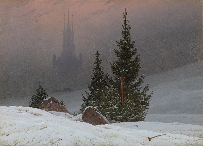 Winterlandschaft di Caspar David Friedrich