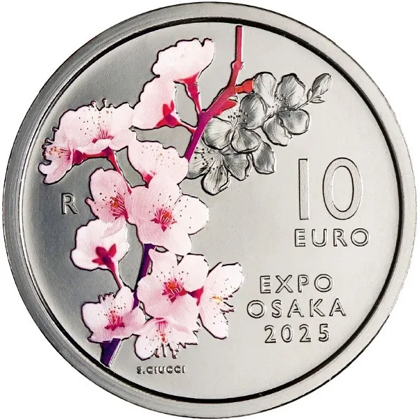 La moneta da 10 euro per l'Expo 2025 di Osaka
