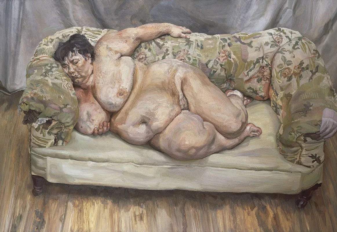 Benefits Supervisor Sleeping di Lucian Freud