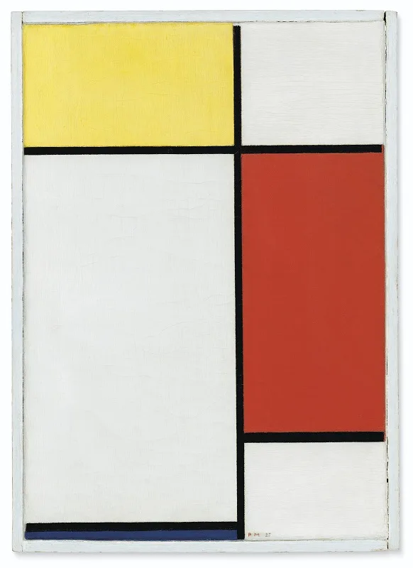 Composition No. II, with Yellow, Red and Blue di Piet Mondrian