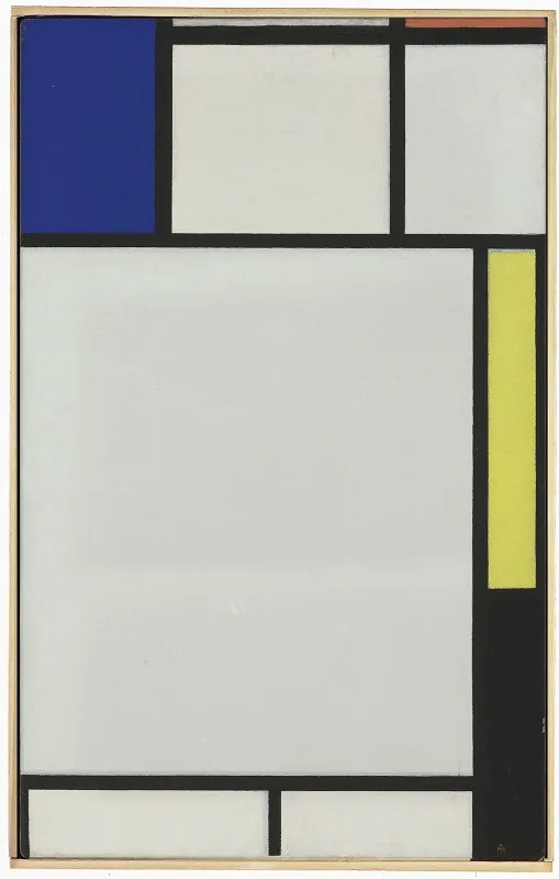 Composition with Blue, Red, Yellow and Black di Piet Mondrian