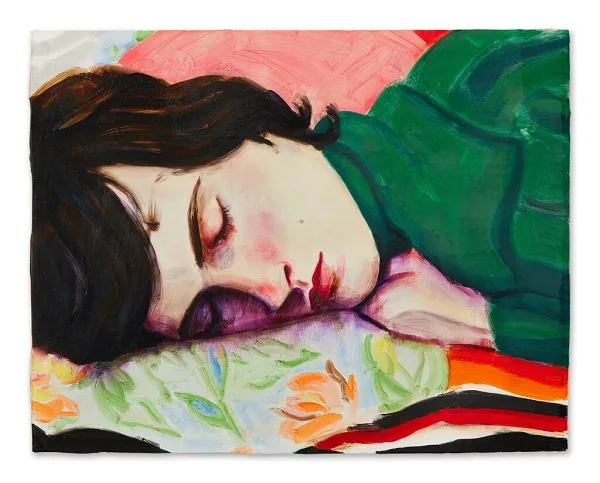 Nick with His Eyes Shut di Elizabeth Peyton