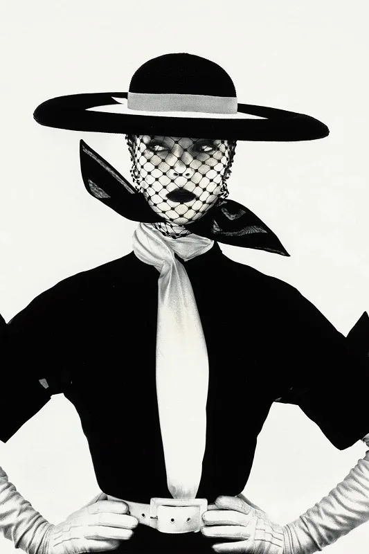 Black and White Vogue Cover di Irving Penn