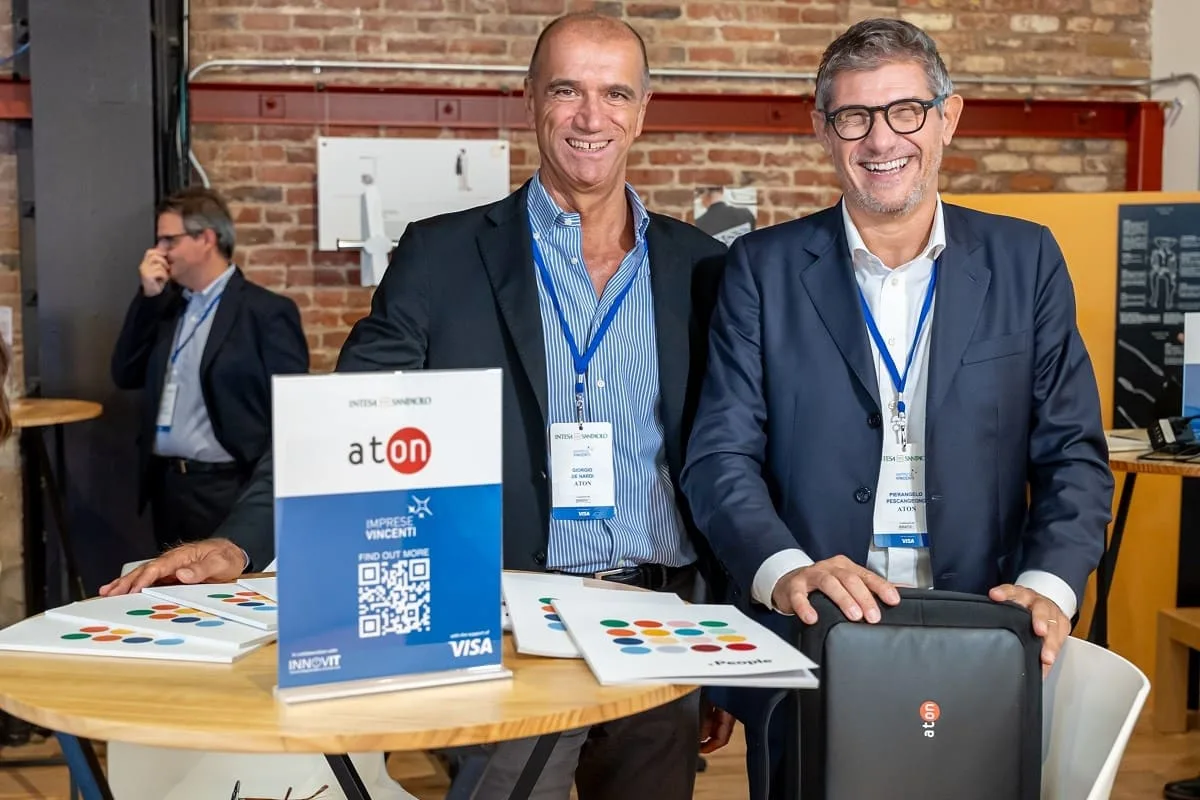 Giorgio De Nardi e il direttore operativo Piero Pescangegno in Silicon Valley