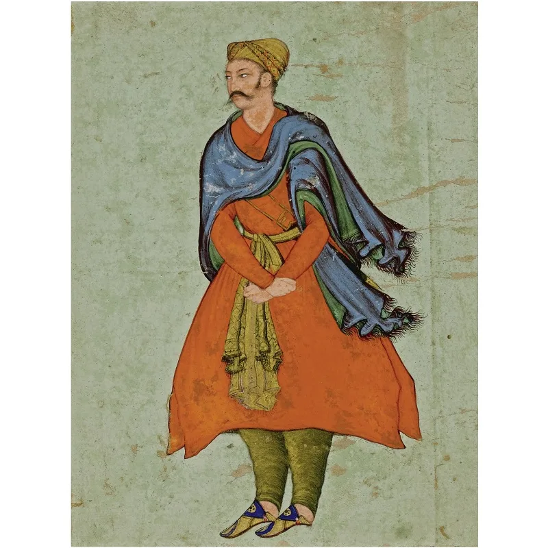 Portrait of a Muslim Courtier di Basawan