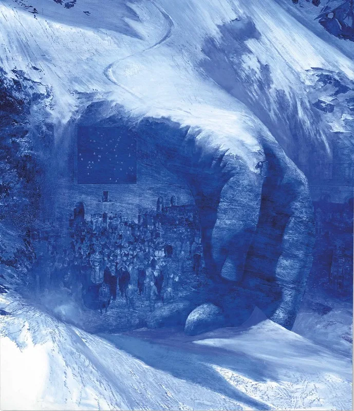 Invisible Hand di Mark Tansey