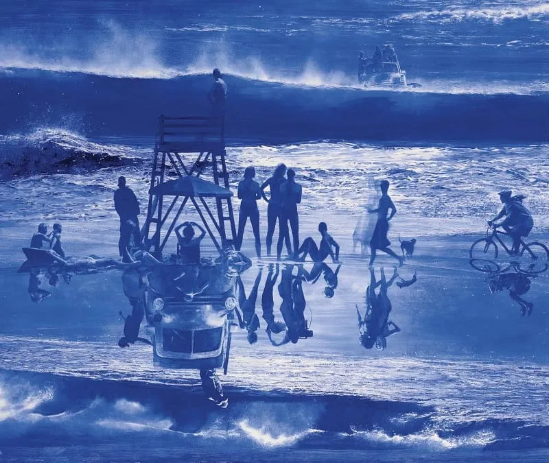Land Fall di Mark Tansey