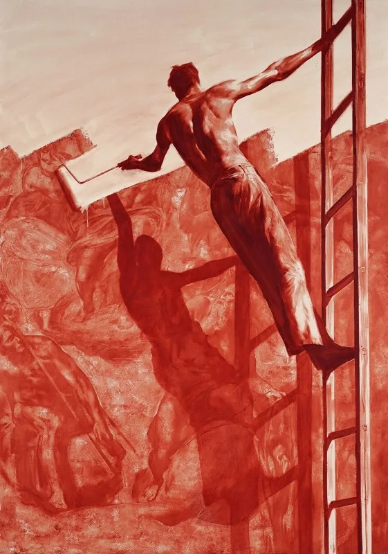 Triumph Over Mastery II di Mark Tansey