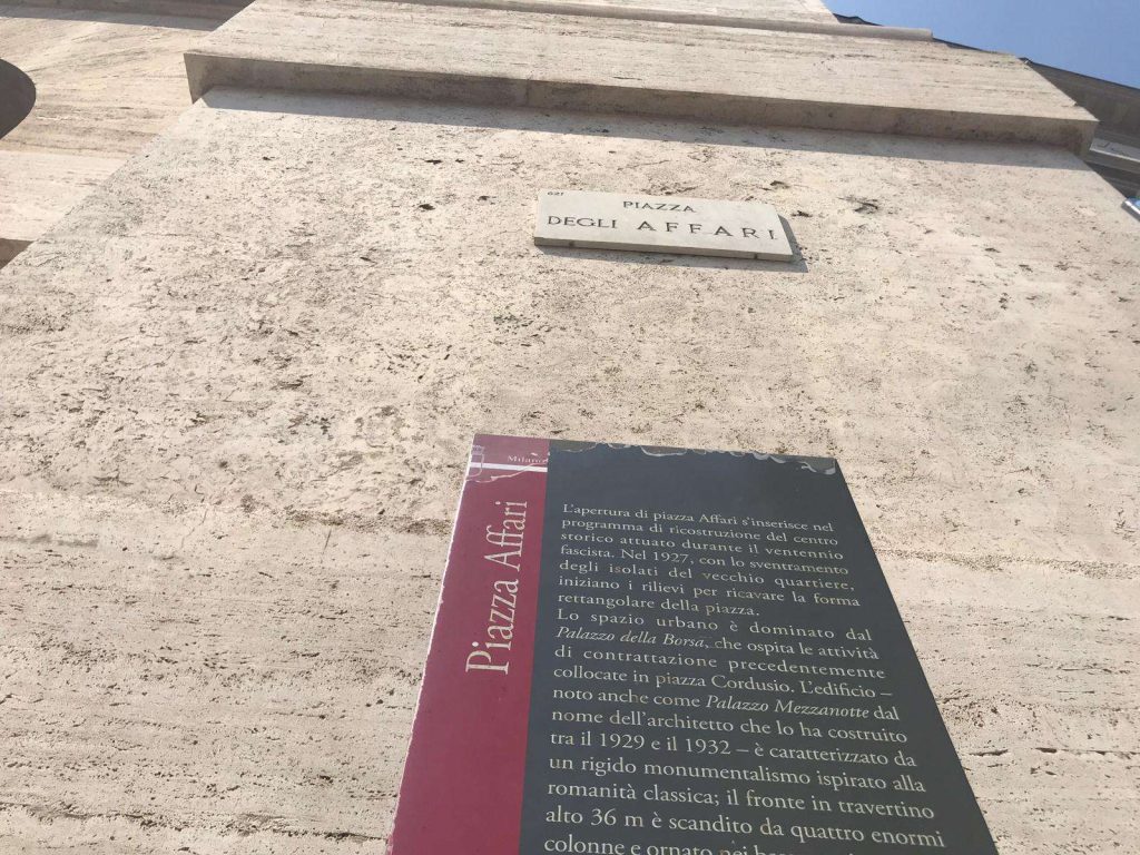 piazza affari