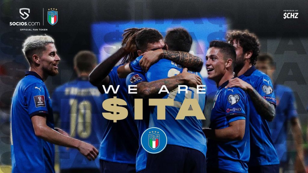 Il lancio del Fan Token dell'Italia