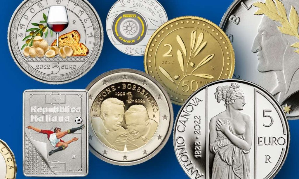 La collezione numismatica 2022 della Zecca di Stato