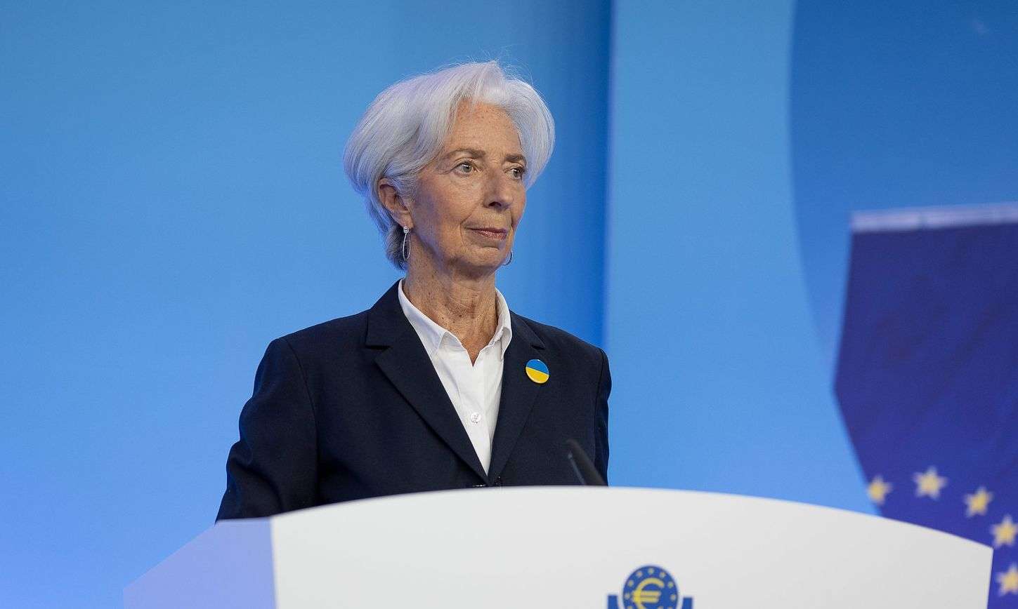 Un primo piano di Christine Lagarde