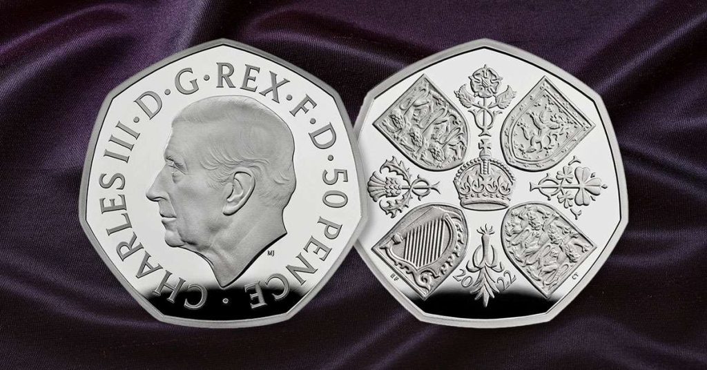 Le monete con re Carlo III d'Inghilterra