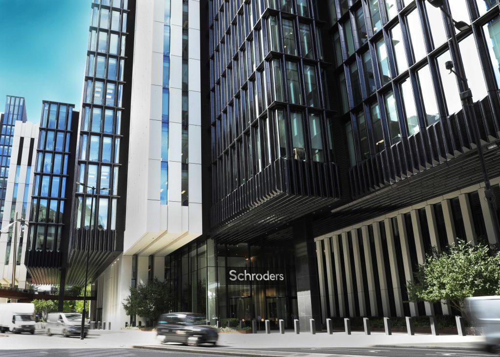 La sede di Schroders a Londra