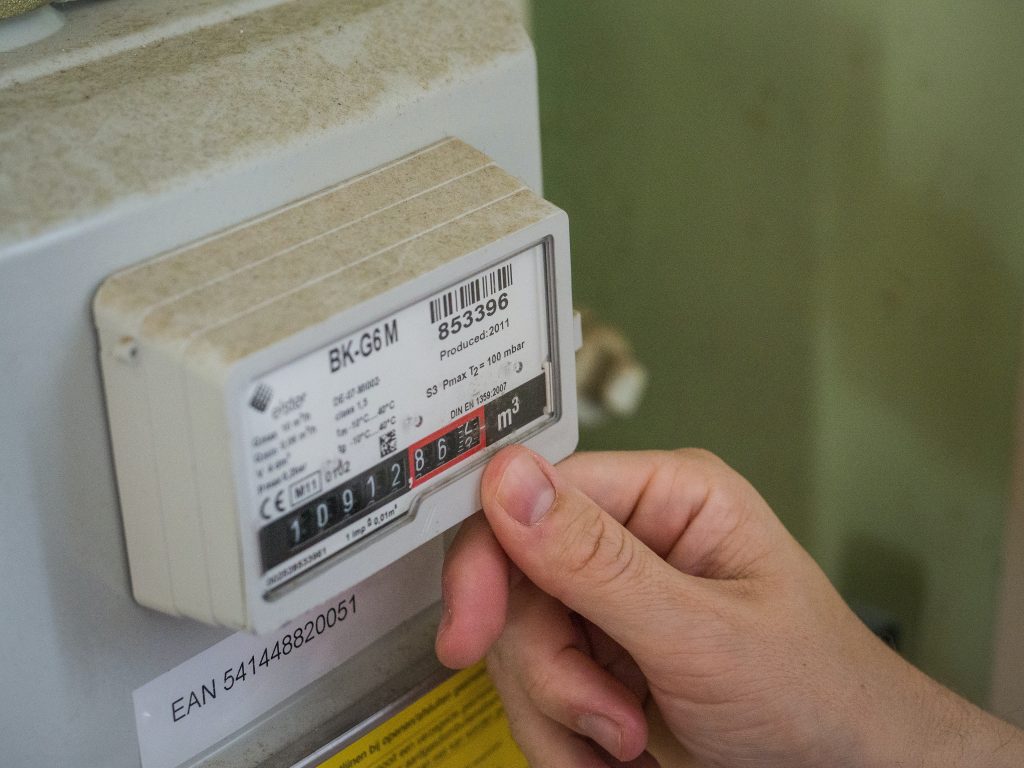 Un contatore del gas
