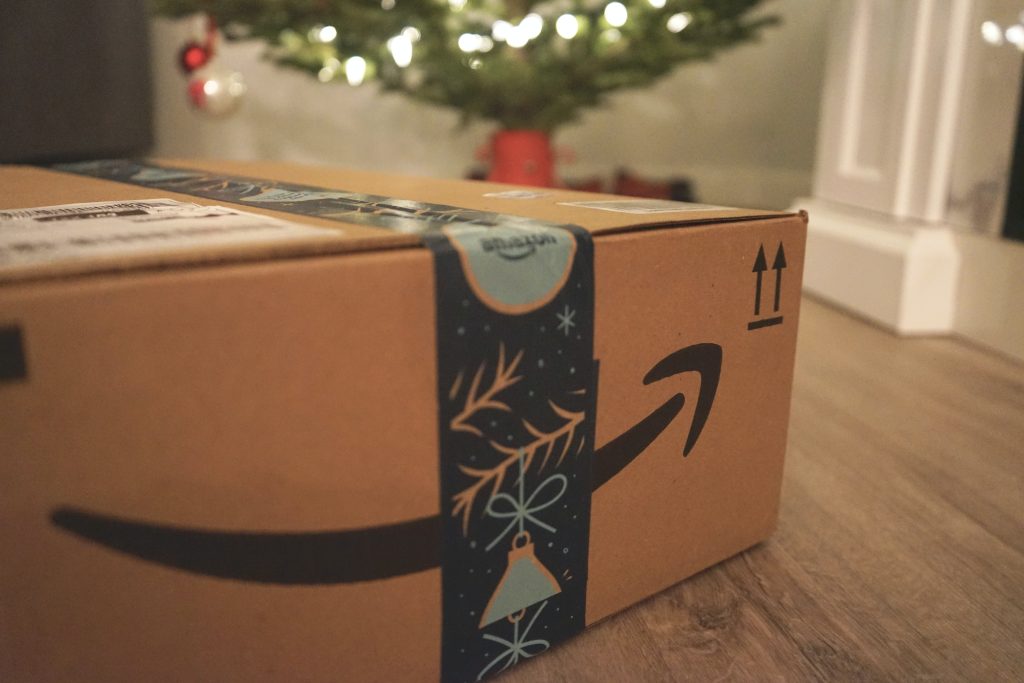 Un pacco natalizio di Amazon