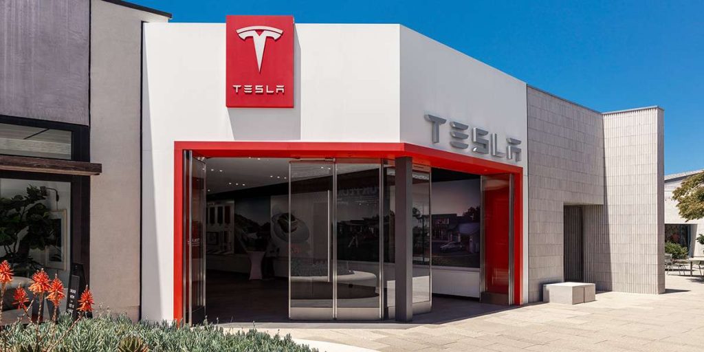 Un concessionario Tesla