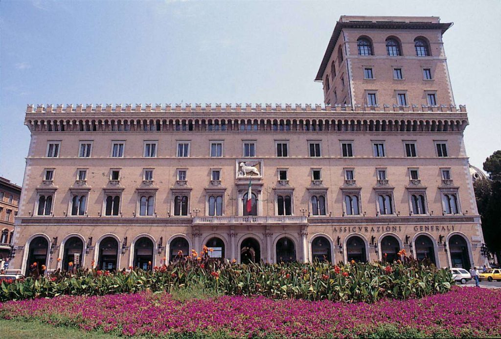 Una sede di Assicurazioni Generali a Roma