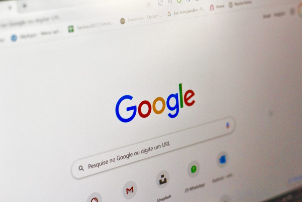 Una schermata del motore di ricerca Google