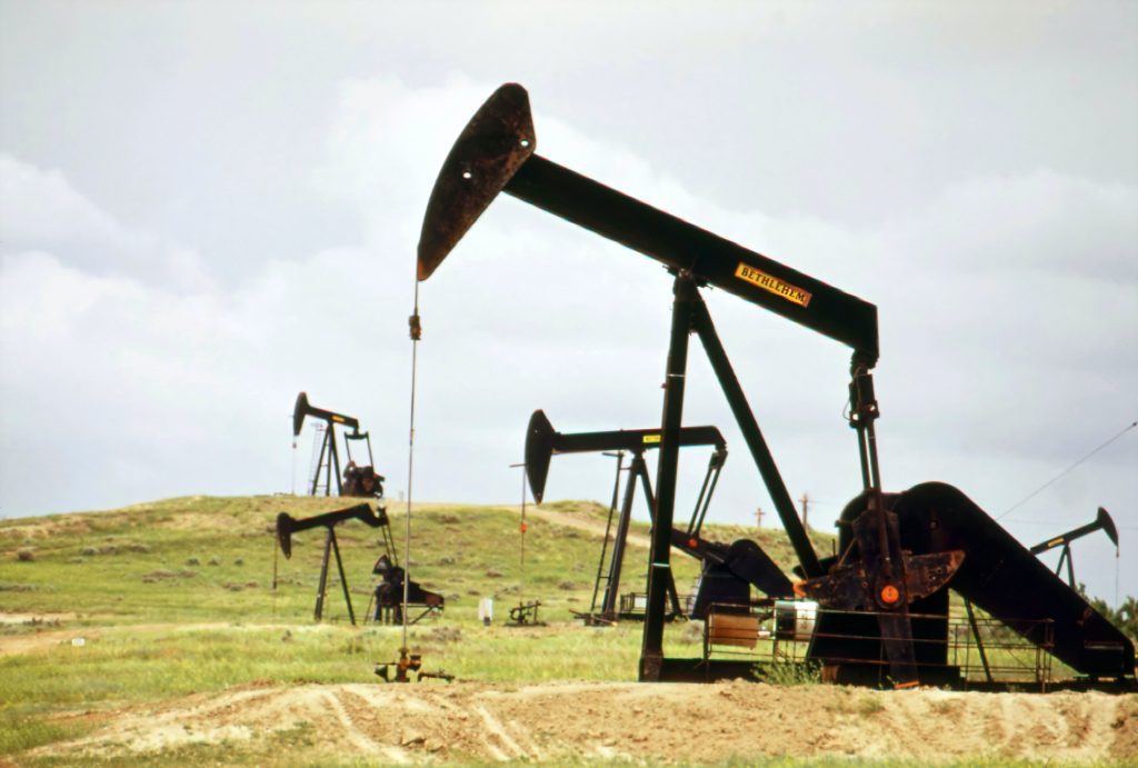 Un campo petrolifero in Wyoming