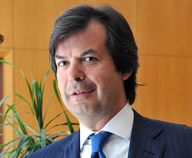 Un'immagine dell'a.d. di Intesa Sanpaolo, Carlo Messina