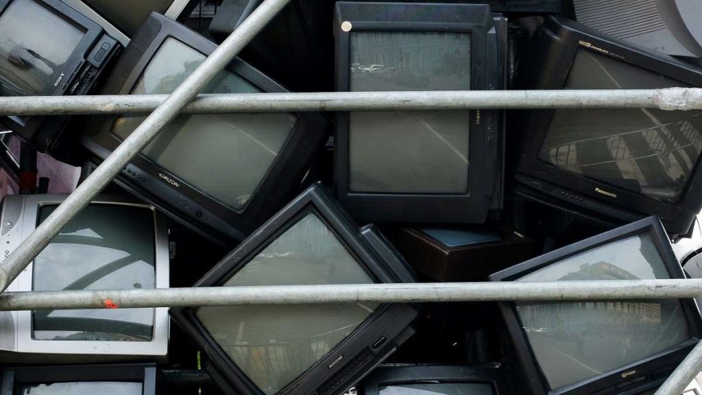 Televisori rottamati