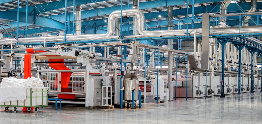 Un impianto produttivo di una fabbrica