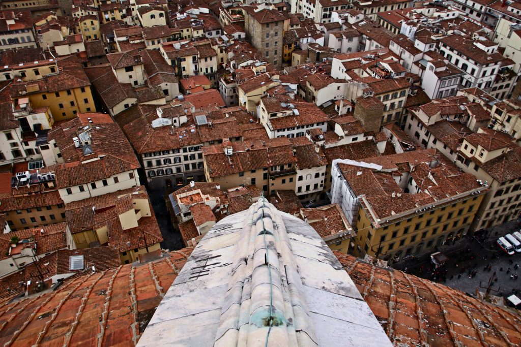 Case di Firenze viste dalla cupola della Cattedrale.
