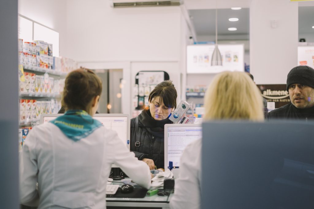 L'interno di una farmacia