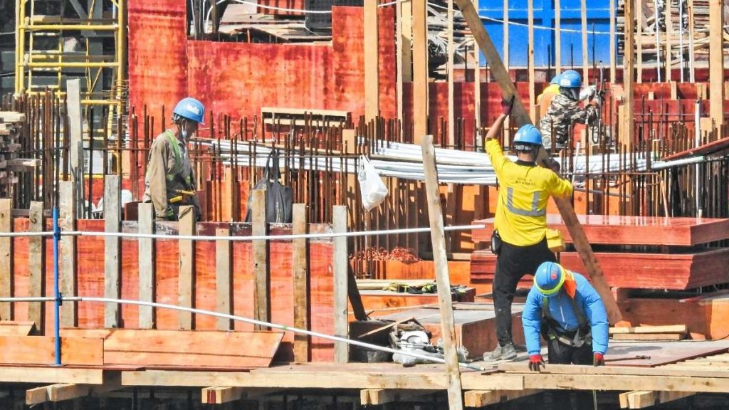 Operai al lavoro