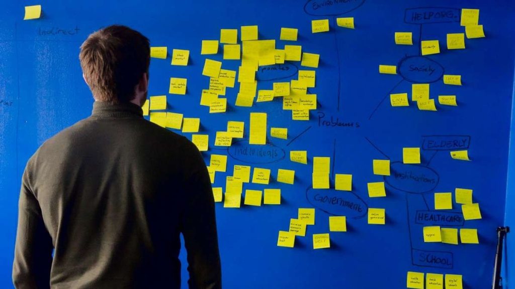 Un giovane manager di una start-up