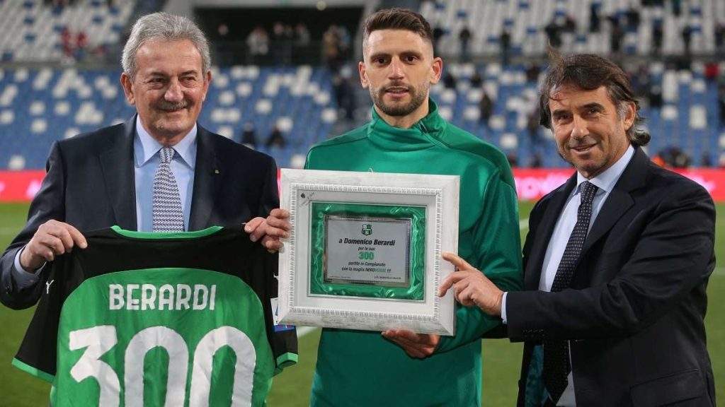 Carlo Rossi con Domenico Berardi e Andrea Carnevali