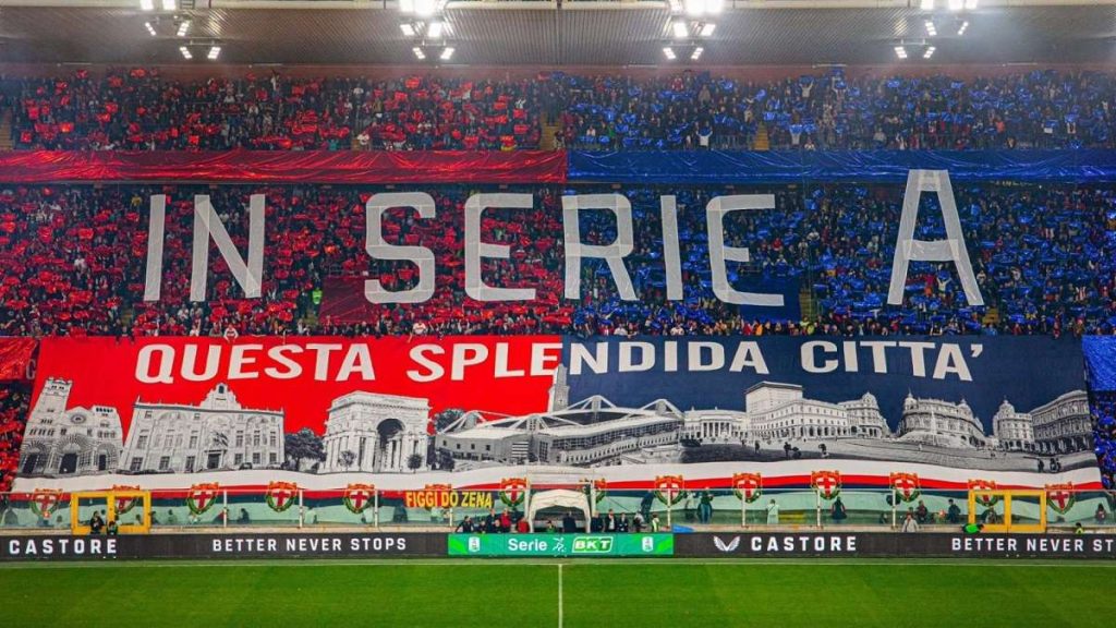 Il settore distinti del Genoa