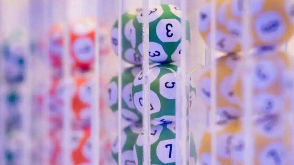 Le palline nell'estrazione della lotteria