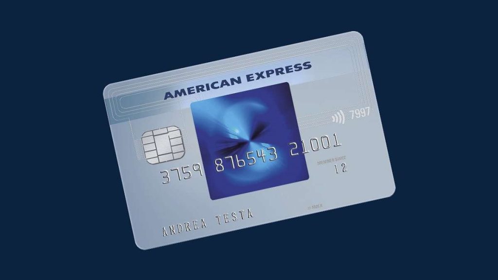 La carta di credito American Express Blu