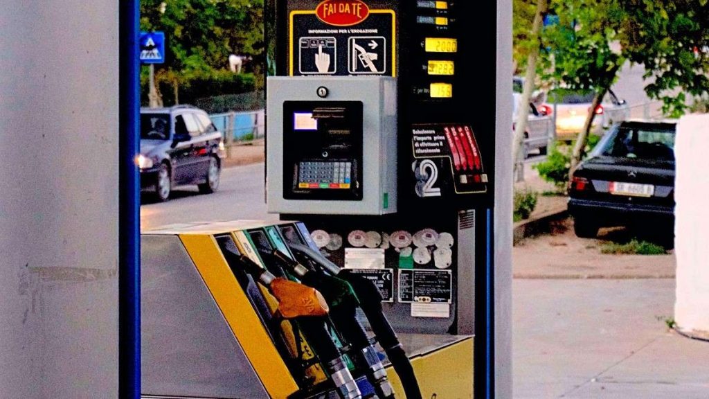 Una pompa di benzina