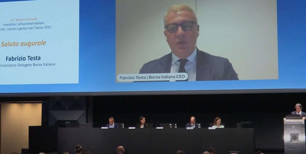 Una fase del Convegno di presentazione dei risultati del Decimo rapporto di Itinerari Previdenziali sugli investitori istituzionali