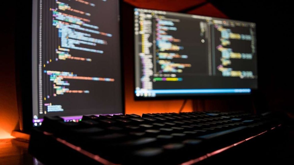 Il computer di un programmatore