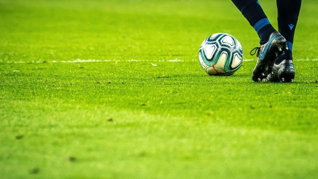 Un calciatore in campo