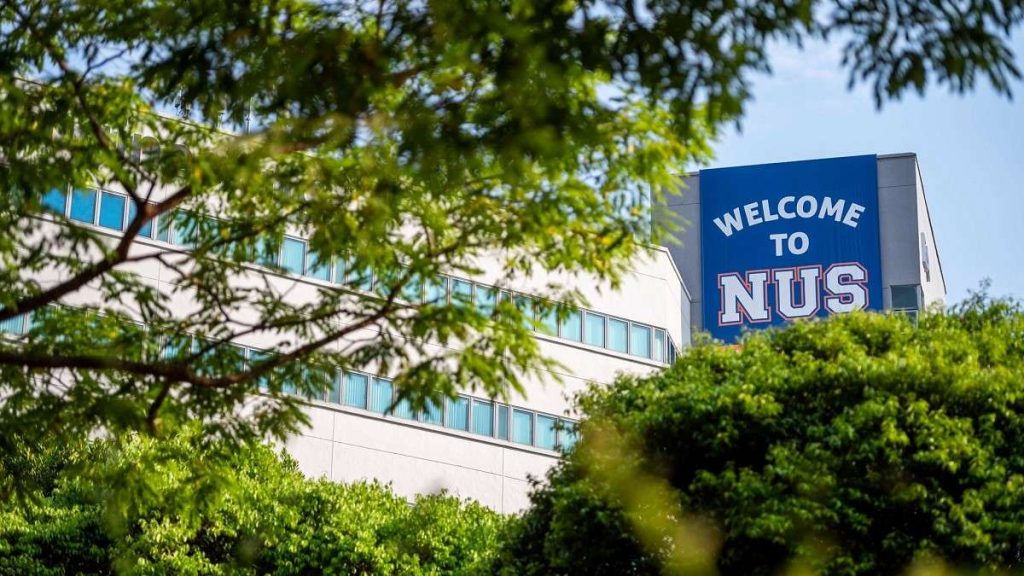 L'esterno della NUS - National University of Singapore