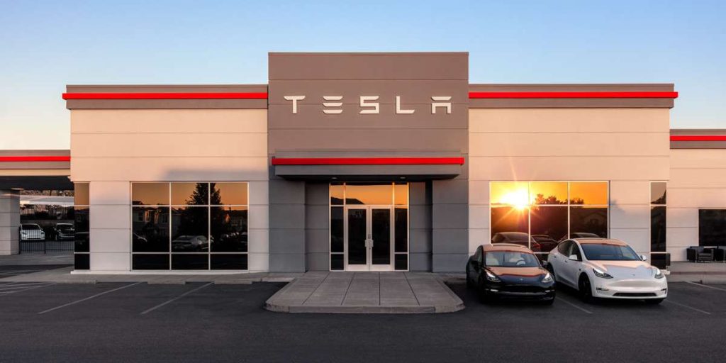 Un concessionario Tesla