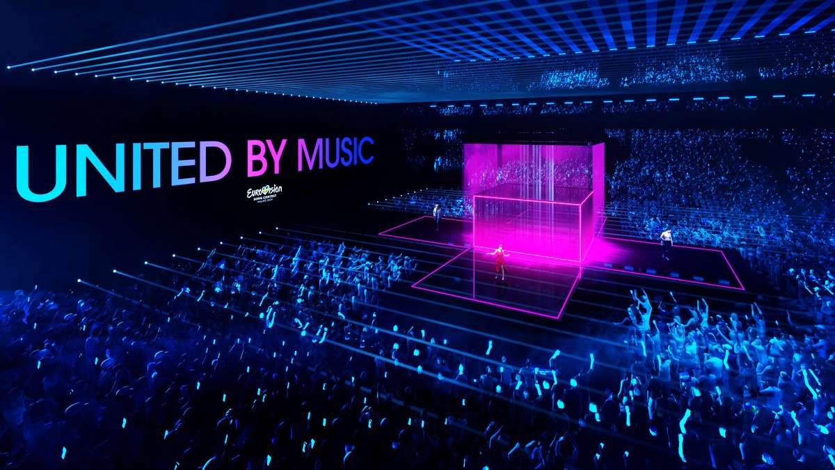 Il palco dell'Eurovision Song Contest