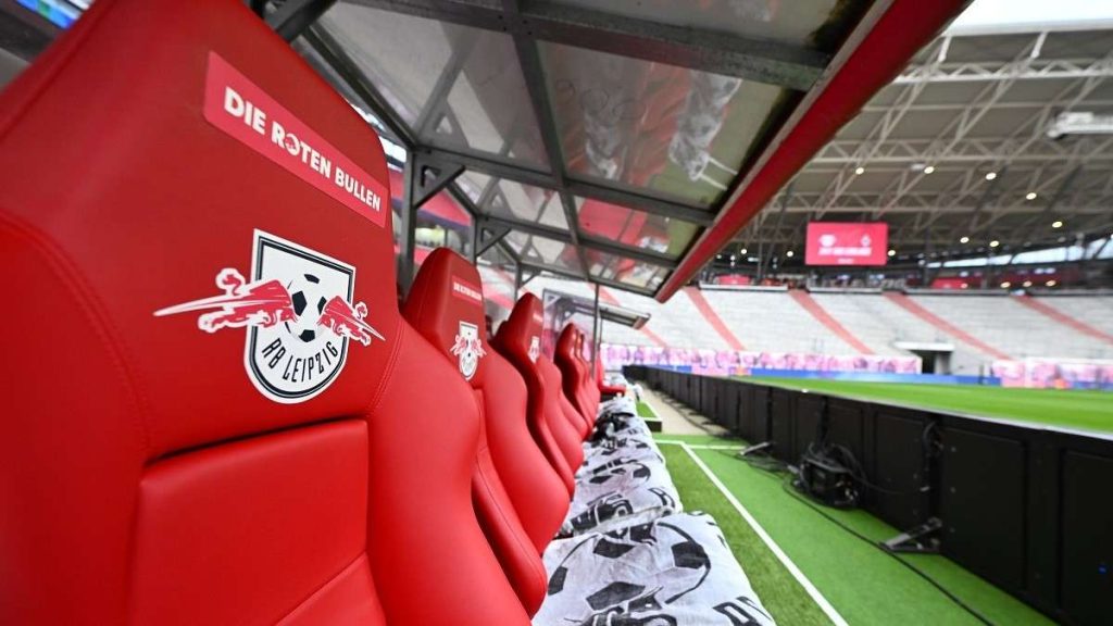 Una panchina nella Red Bull Arena