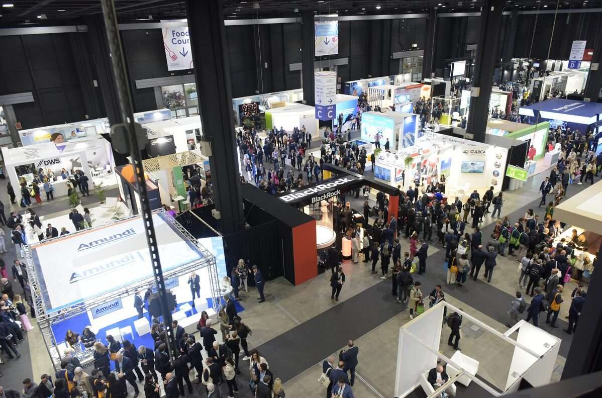 Un'immagine del Salone del Risparmio 2023 scattata dall'alto.