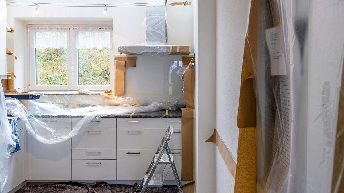 Un intervento di ristrutturazione di una casa