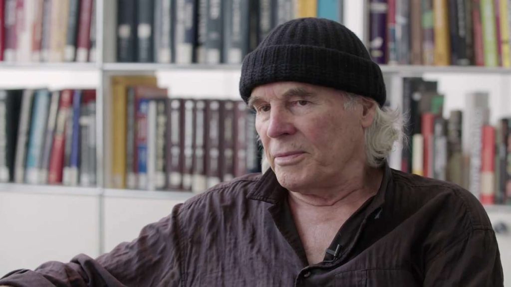 Brice Marden nel suo studio